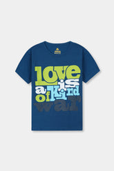 Boys Navy Love T-Shirt
