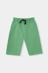 Boys Green Long Shorts