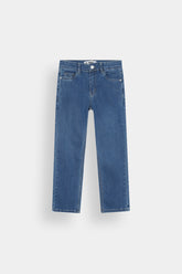 Kids blue Straight Fit Pant