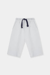 Boys Light Gray Long Shorts