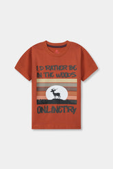 Boys Online Try Orange T-Shirt