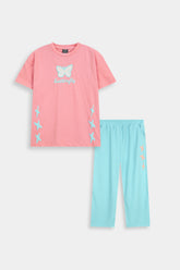 Pink & Blue Whimsical Graphic Set