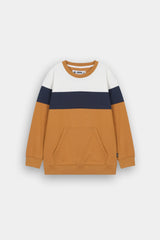 Kids Color block Fleece Panel Tracksuit