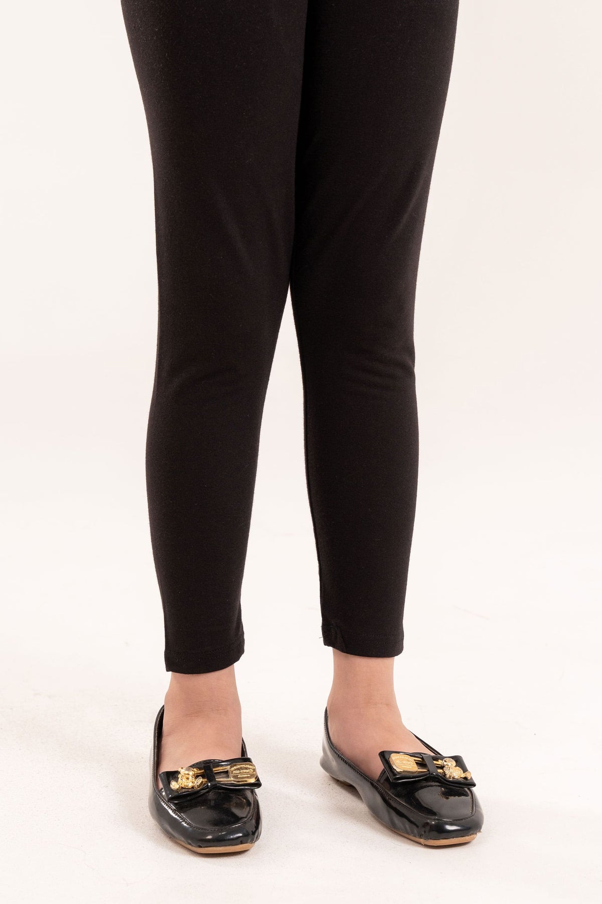 Girls Black  Plain Tights