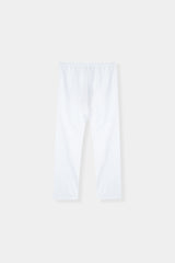 Girl soft cotton  Lycra Tights White