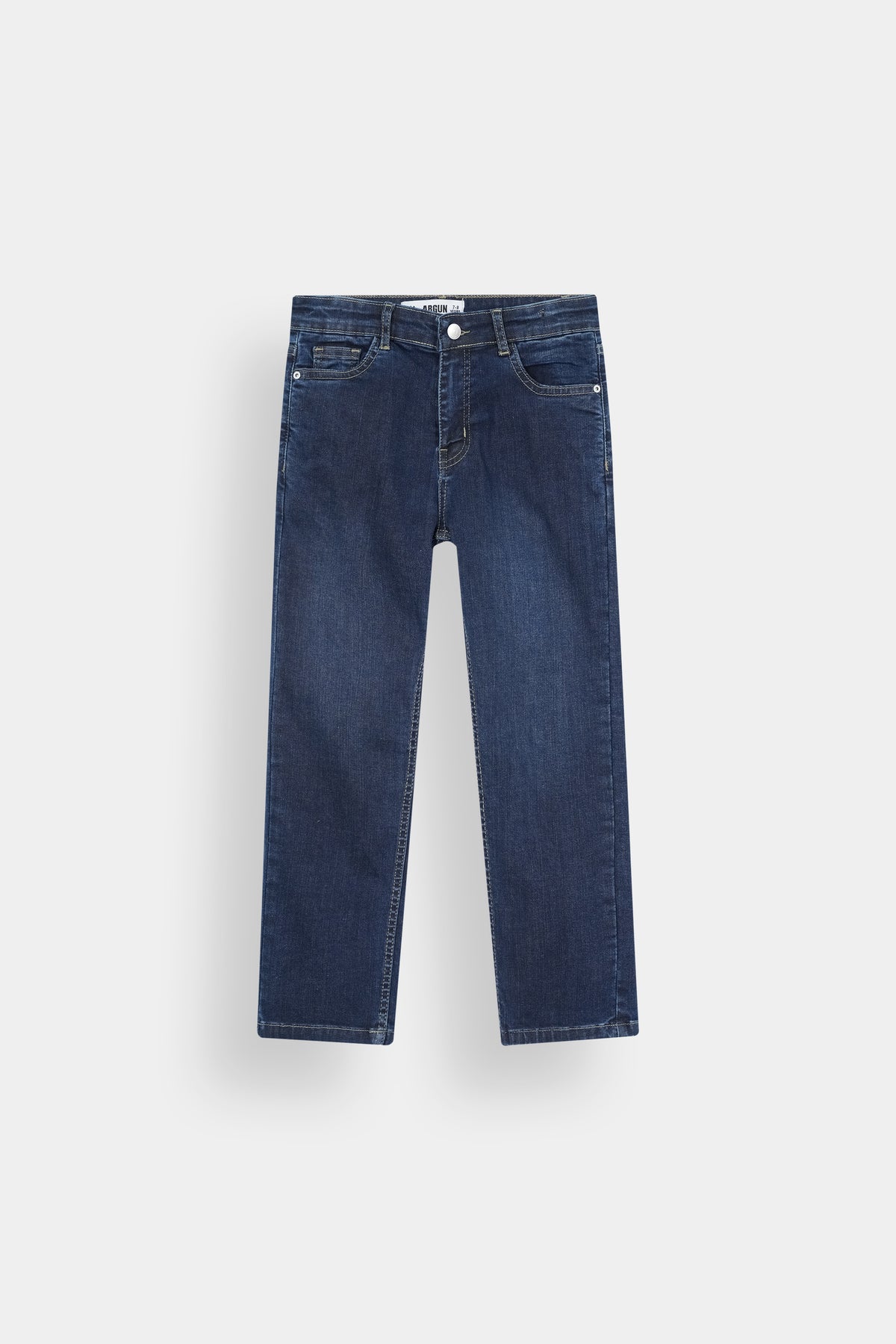 Kids Dark blue Straight Fit Pant