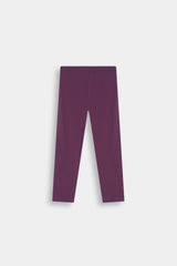 Plum-Rich Classic Legging For Girls