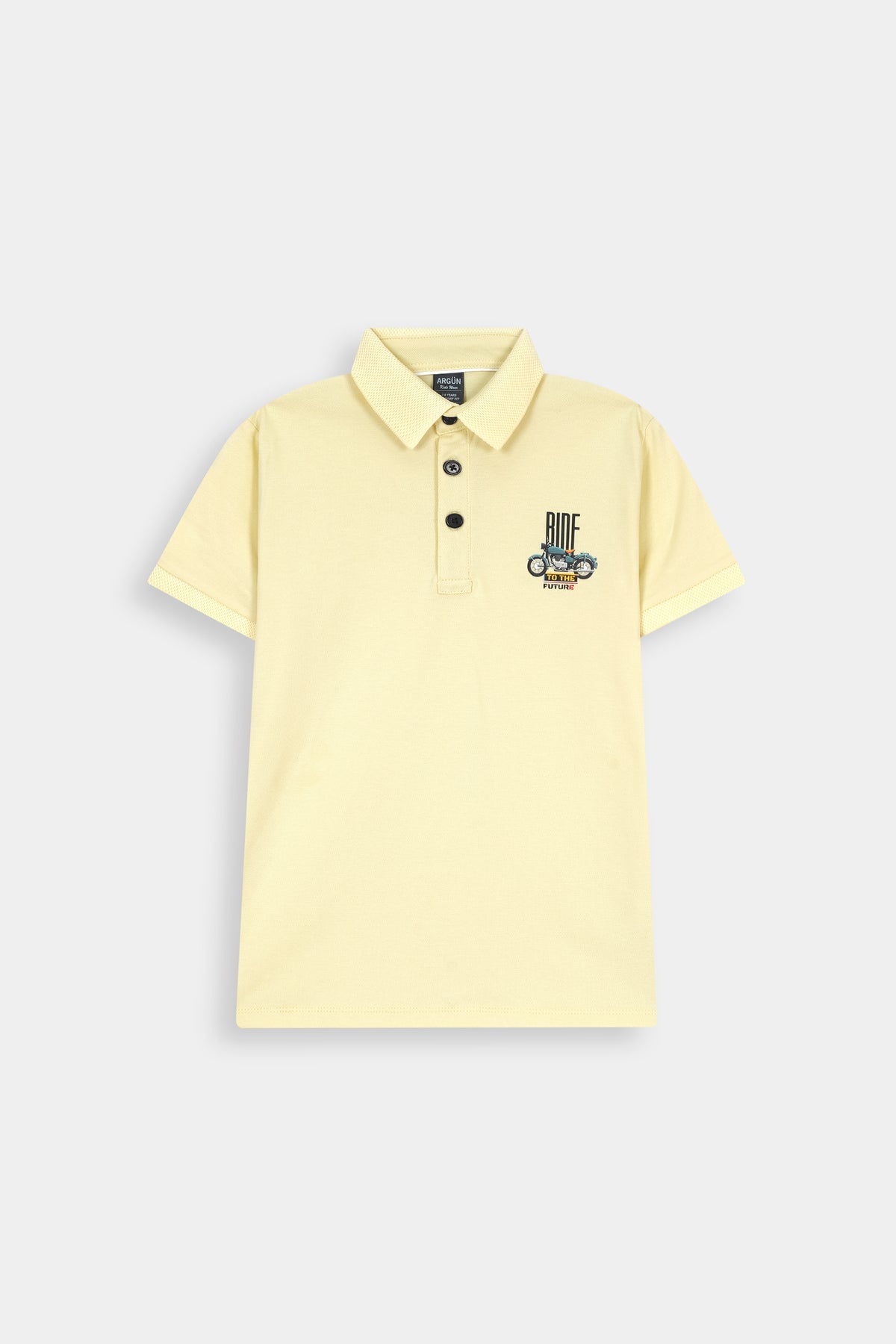 The Argun "Future  Rider" Polo – Soft  Pale Yellow