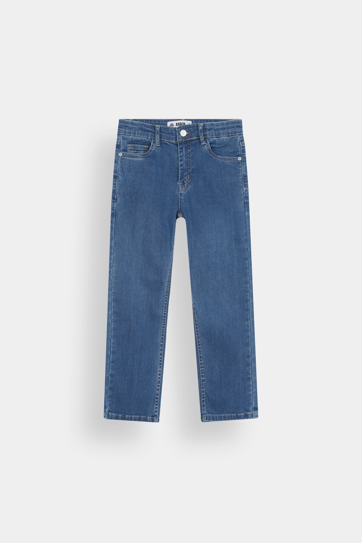 Kids  blue Straight Fit Pant