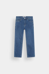Kids  blue Straight Fit Pant