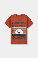 Boys Online Try Orange T-Shirt