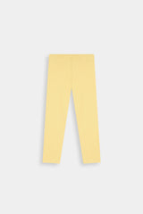 Yellow Classic  Legging For Girls