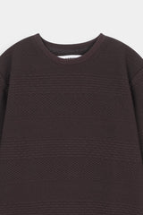 Kids Quilted Brown  Sweat-Shirt | Winter Cotton Outfit