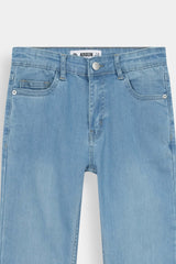 Kids light blue Straight Fit Pant
