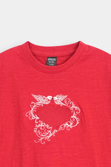 Sweet Heart Top  (with Decorative  Sleeves)