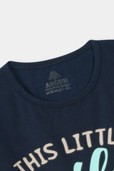 Boys Little Pilot  Navy T-Shirt