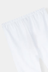 Girl soft cotton  Lycra Tights White