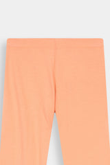 Soft Orange Classis  Legging For Girls