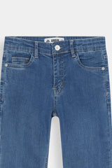 Kids  blue Straight Fit Pant