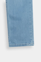 Kids light blue Straight Fit Pant