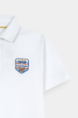 The "Cool Dude"  Signature Polo –  Crisp White