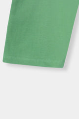 Boys Green Long Shorts