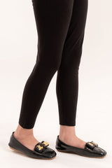 Girls Black  Plain Tights