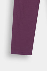 Plum-Rich Classic Legging For Girls
