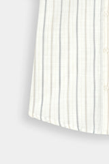 Sandstone Stripe  Smart Casual Shirt For Kids