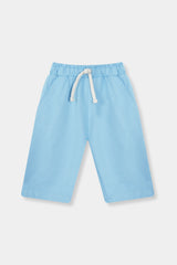 Boy T-Shirt White- Blue Surf Side Pair Shorts