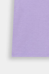 "Smarty Cat" Pocket  Tee – Soft Lilac &  Sunshine Yellow  Tights