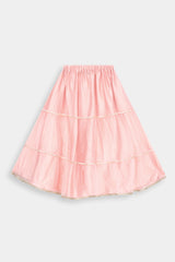 Girls' 3-Piece Rose  Pink Lehenga Choli  Set.