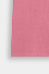 Kids' Rose Pink  Textured Knit Henley  Shirt