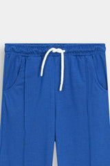 Kids’ Blue "Stylish  Lady" Graphic  Lounge Set