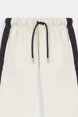 Zipper Charcaol Linen Off White Kids Fleece Tracksuit – 100% Premium Winter Fleece