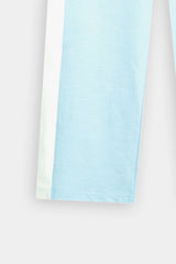 Light Blue Kids’  Athletic Lounge Set  with Bear Print