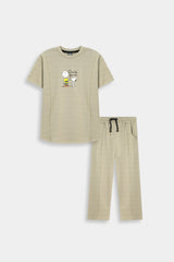 Peanuts Graphic Co ord Set for Kids (Tee  & Trousers)