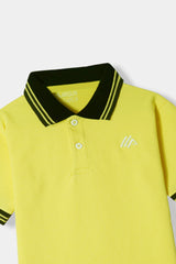 Boys Pollo Yellow Shirt