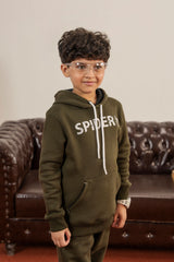 Fleece SPIDER Tracksuit For Boys