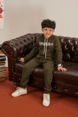 Fleece SPIDER Tracksuit For Boys