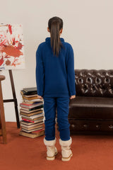 Girls Premium Flatbag Winter Suit – Royal Blue