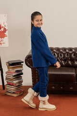 Girls Premium Flatbag Winter Suit – Royal Blue