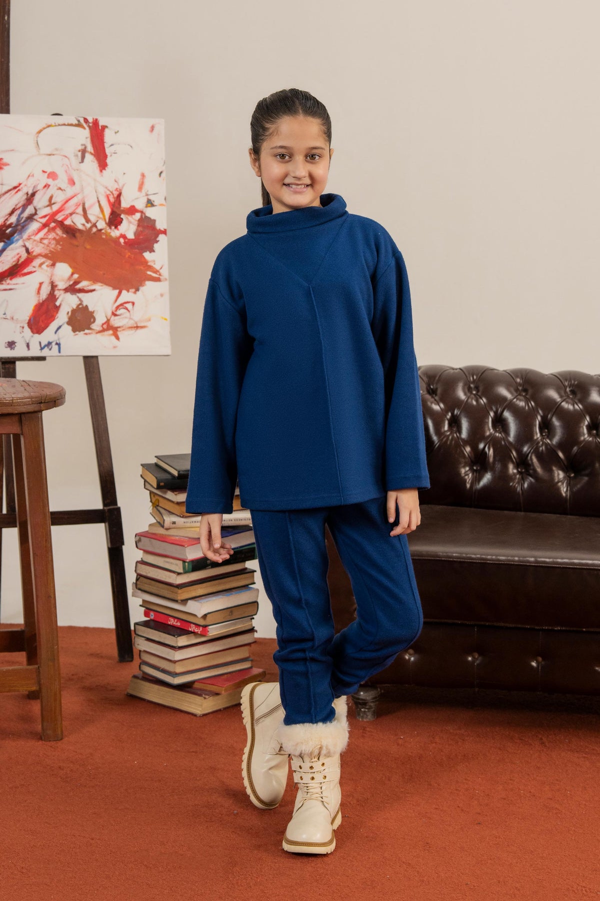 Girls Premium Flatbag Winter Suit – Royal Blue