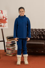 Girls Premium Flatbag Winter Suit – Royal Blue