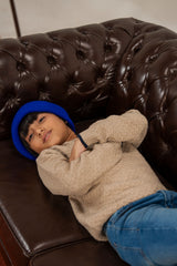 Self Textured Skin Sweater For Boys