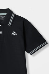 Boys Black Polo Shirt