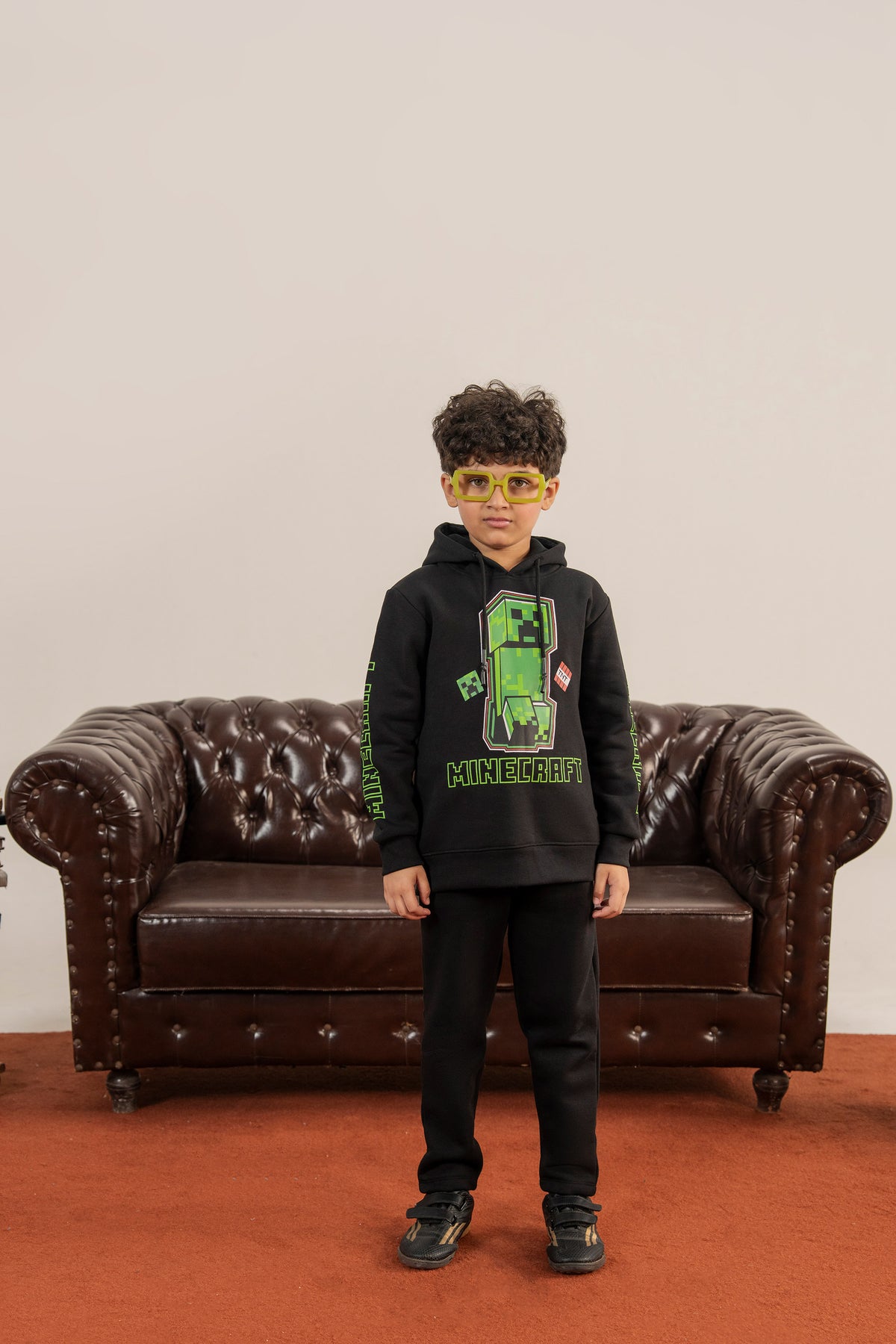Kids  Creeper Graphic Fleece Tracksuit For Boys