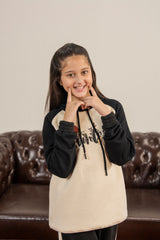 Cozy Fleece Hoodie & Flare Set for Girls