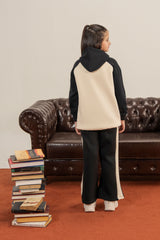 Cozy Fleece Hoodie & Flare Set for Girls