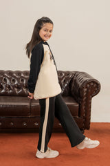 Cozy Fleece Hoodie & Flare Set for Girls